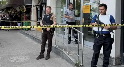 İş insanı bankada ateş açtı