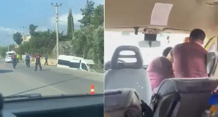 Minibüste dehşet anları! Şoförü dövüp aracı kaçırdı, kaza sonrası hayatını kaybetti
