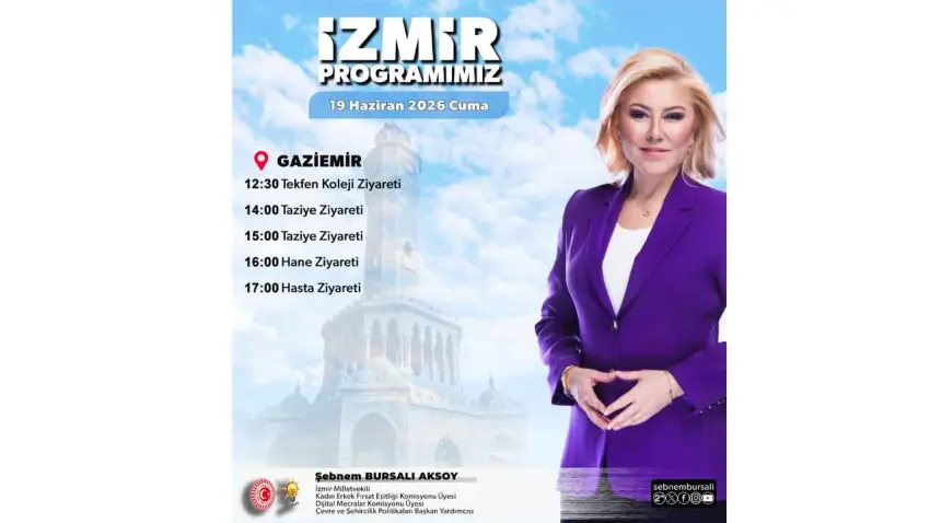 AK Partili Şebnem Bursalı Aksoy Gaziemir'de  haberinin görseli