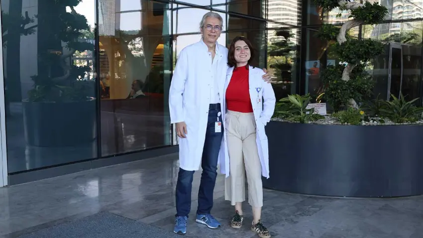 Baba-kızdan sağlığa ortak dokunuş haberinin görseli