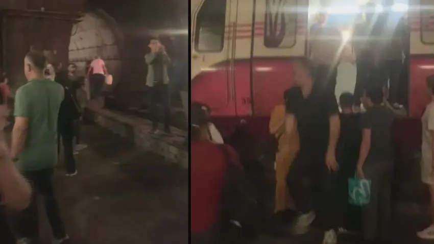 Metro Bostancı’da raydan çıktı: Yolcular tahliye edildi haberinin görseli