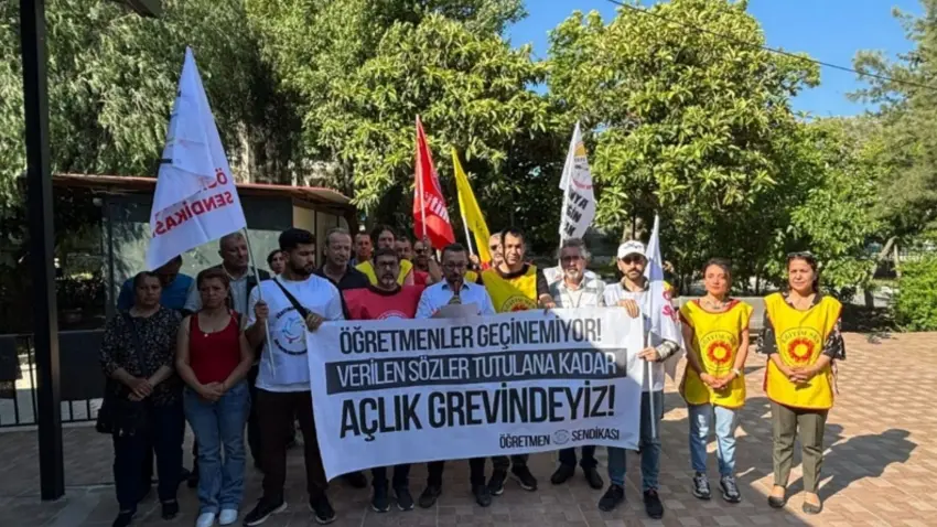 Öğretmenlerin açlık grevinde 5. gün: Bir öğretmen daha hastaneye kaldırıldı haberinin görseli