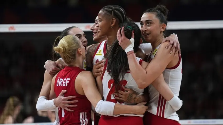 A Milli Kadın Voleybol Takımı, Almanya’yı 3-2 mağlup etti haberinin görseli