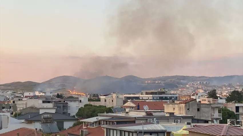 İzmir haber: Seferihisar’da otluk ve makilik alandaki yangın kontrol altına alındı haberinin görseli