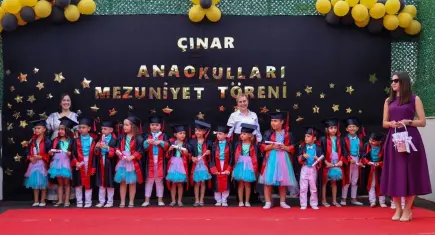 Çınar Anaokulları’nda mezuniyet sevinci yaşandı