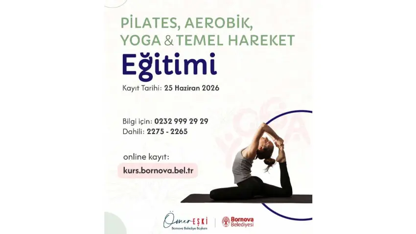 Bornova Belediyesi’nden spor kursları için kayıt duyurusu haberinin görseli