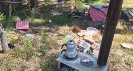 Piknikte tartıştığı eşini bıçaklayarak öldürdü