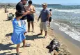 İzmir'de yüzgecine parke taşı bağlanan deniz kaplumbağası ölü bulundu