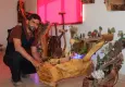 "Tornavida tutmayı bile bilmezdim” diyen Aksaraylı imam atık odunları sanata dönüştürüyor