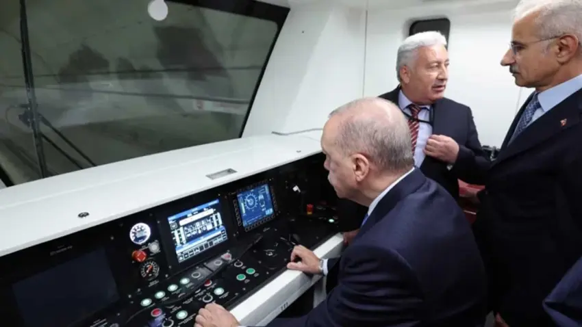 Gayrettepe-İstanbul Havalimanı-Halkalı Metrosu rekor kırdı haberinin görseli