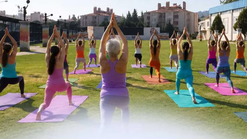 Gaziemir’de Sabah Yogası Etkinliği düzenlenecek haberinin görseli