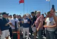 Marmaris'te kapalı çarşı esnafından belediye önünde eylemli protesto
