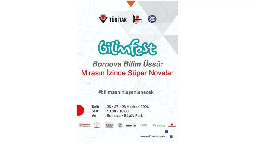 Bornova’da 3 günlük bilim şenliği başlıyor haberinin görseli