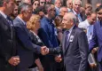TBMM'deki tören siyasetin zirvesini buluşturdu: Özgür Özel ve Kılıçdaroğlu tokalaştı