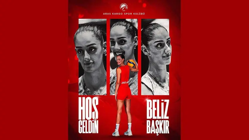 Aras Kargo, milli orta oyuncu Beliz Başkır'ı kadrosuna kattı haberinin görseli