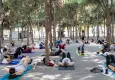 Açık havada sabah sporu keyfi başlıyor