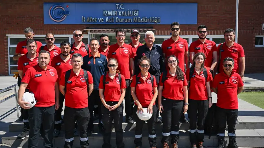 Bornova'nın BAK ekibi afetlere karşı teyakkuzda haberinin görseli