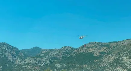 Muğla Seydikemer’de orman yangınına havadan ve karadan müdahale
