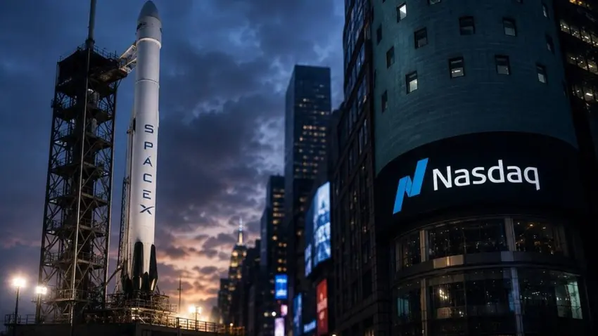 Uzay ve teknoloji devi SpaceX, Nasdaq-100 endeksine giriyor haberinin görseli