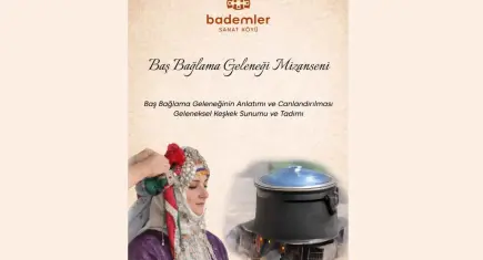 Bademler Sanat Köyü farklı bir deneyim: Geleneksel Baş Bağlama Töreni