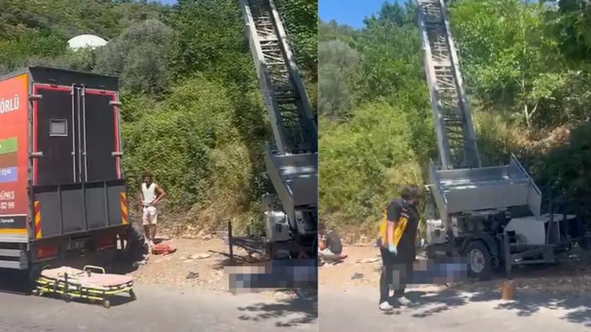 Antalya'da ölümlü nakliye faciası: Yük asansörü elektrik hattının üzerine düştü haberinin görseli