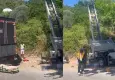 Antalya'da ölümlü nakliye faciası: Yük asansörü elektrik hattının üzerine düştü