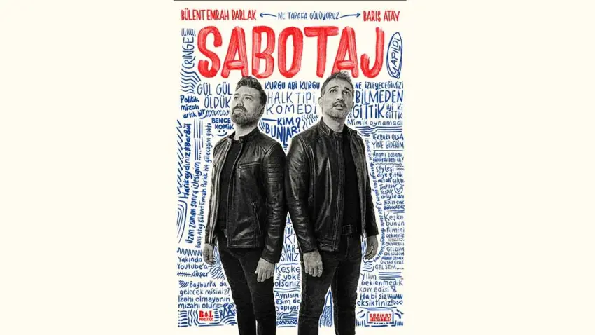 Barış Atay ve Bülent Emrah Parlak, "Sabotaj" ile Urladam Ağaçlı Sahne'de haberinin görseli