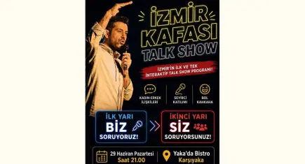 İzmir Kafası Talk Show, Yakada Pub'da izleyiciyle buluşuyor