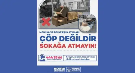 Başkan Mutlu’dan çağrı: Mobilya ve beyaz eşya atıkları çöp değildir