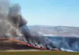  Tekirdağ'da korkutan tarım yangını: 300 dekar alan kül oldu!