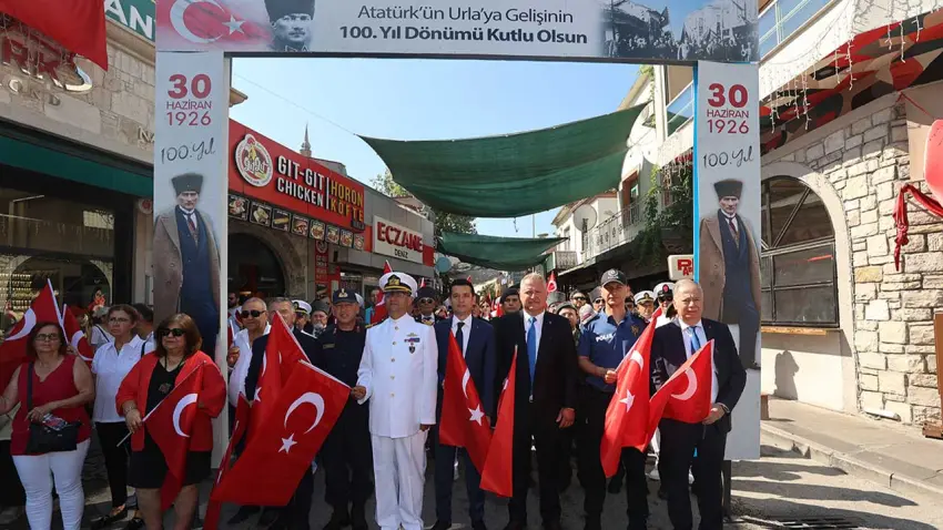 Urla’da Atatürk’ün ziyaretinin 100. yılı törenle kutlandı haberinin görseli