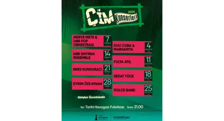İzmir'de yazın keyfi Çim Konserleri ile katlanıyor