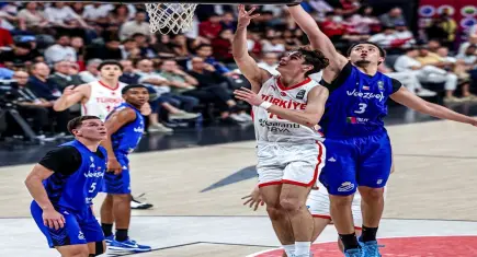 U17 Erkek Milli Basketbol Takımı çeyrek finalde