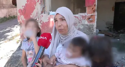 7 çocuğuyla yardım çağrısı yaptı, kiralanan evin parasını alıp kayıplara karıştı