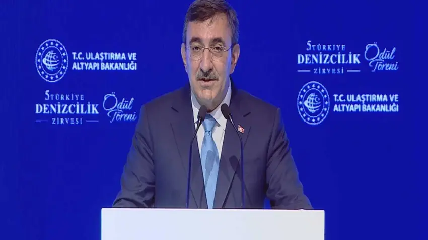 Cumhurbaşkanı Yardımcısı Yılmaz: Türkiye yüzyılı vizyonumuz denizlerde daha güçlü bir Türkiye'yi hedefliyor haberinin görseli