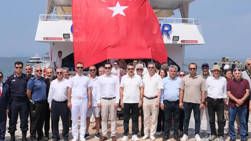Dikili'de Kabotaj Bayramı'nın 100. yılı coşkuyla kutlandı haberinin görseli