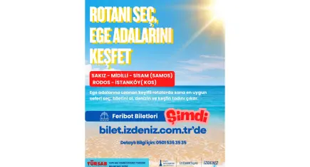 İZDENİZ'den Ege adalarına dijital bilet dönemi