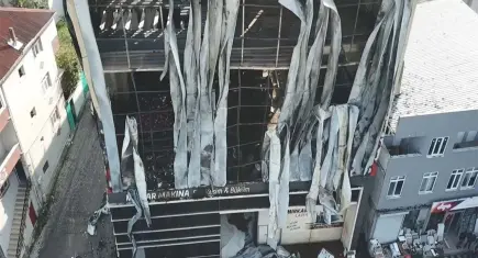 7 işçinin öldüğü fabrika yangınında tutuklanan 2 belediye görevlisi tahliye edildi