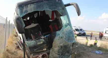Aksaray'da otobüs kazasının bilançosu ağırlaşıyor: Yaralılardan 1’i öldü