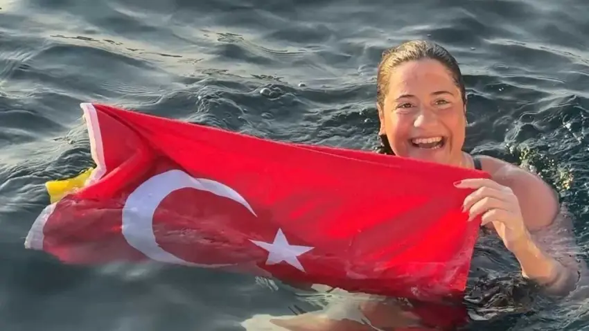Aysu Türkoğlu, Tsugaru Kanalı'nı geçen en genç Türk oldu haberinin görseli