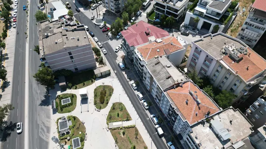 Narlıdere’de asfalt çalışmaları sürüyor haberinin görseli