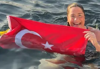 Ocean's Seven yolunda dev adım: Aysu Türkoğlu Tsugaru Kanalı'nı geçti