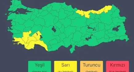 10 il için sağanak uyarısı yapıldı