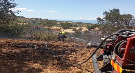 Balıkesir'de anız yangını: Kontrol altına alındı