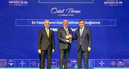 Arkas gemi insanı istihdamında bir kez daha ödüllendirildi