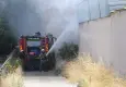 Bornova’da otluk alandaki yangın kontrol altına alındı