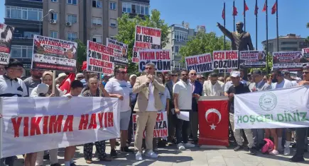 Hobi bahçesi sahiplerinden yıkım tepkisi: Yıkım değil yasal statü istiyoruz