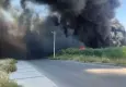 İzmir'de geri dönüşüm tesisinde yangın paniği