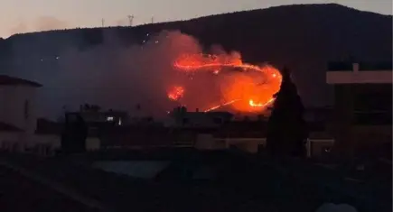 İzmir haber: Çiğli’de otluk alanda yangın