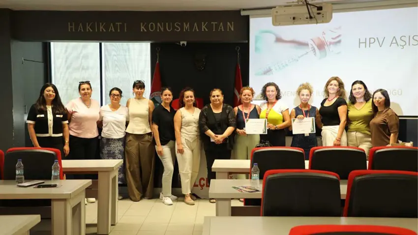 Menderes Belediyesi’nde Kadın Sağlığı Eğitimi verildi haberinin görseli